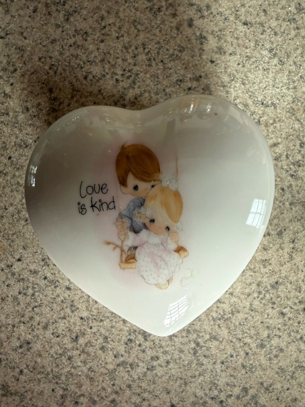 Vintage Enesco Precious Moments Trinket Box from 1980